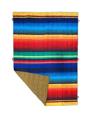 Mountain Stripes Puffy Blanket